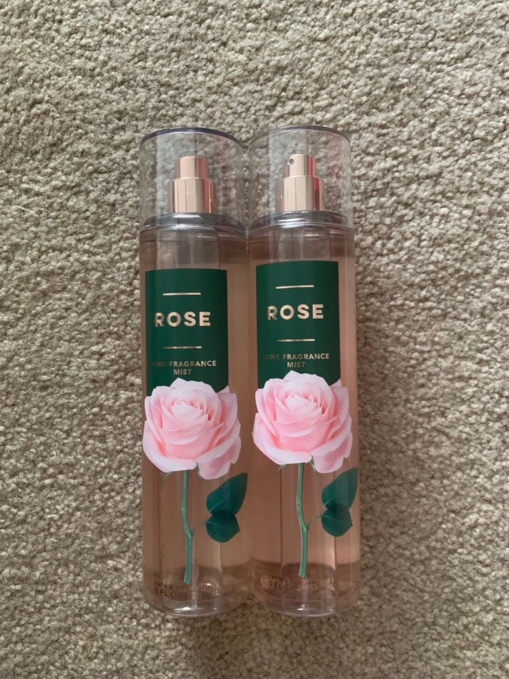 Rose Fine Fragrance Mist — Pink Rose Body Spray (Set of 2)